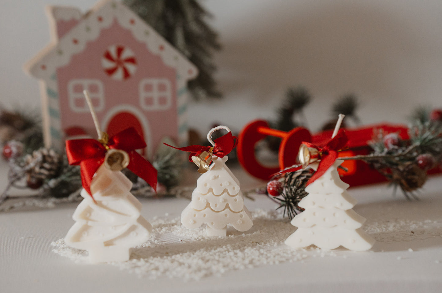 Samostoječe svečke – praznična kolekcija z dušo