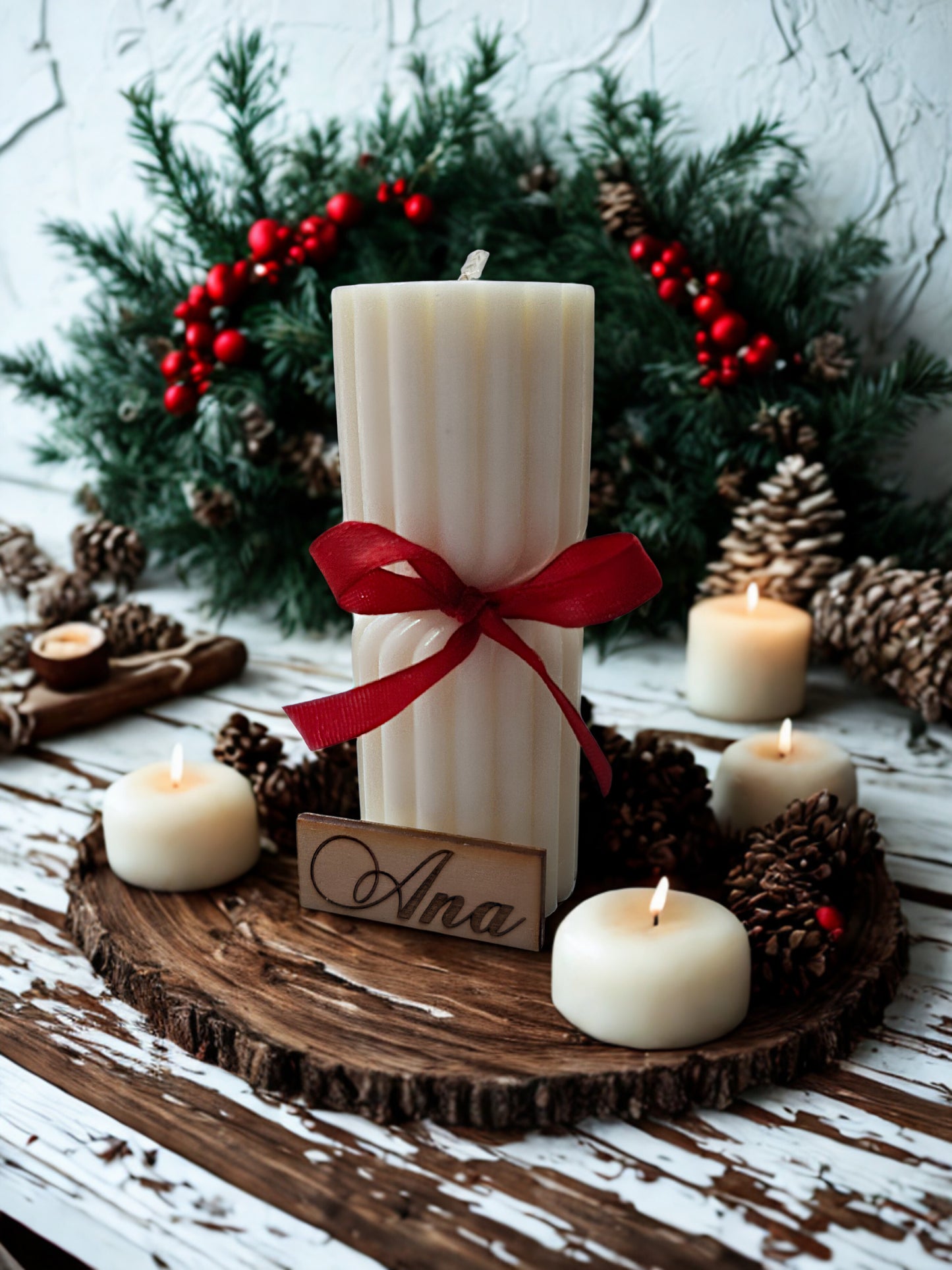 Samostoječe svečke – praznična kolekcija z dušo